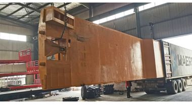 80 Ton Lowboy Gooseneck Trailer will be Sent to Tanzania