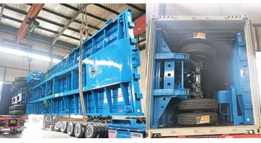 40 Ft Flatbed Semi Trailer will be Sent to Dar es salaam