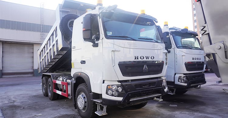howo a7 420hp dump truck