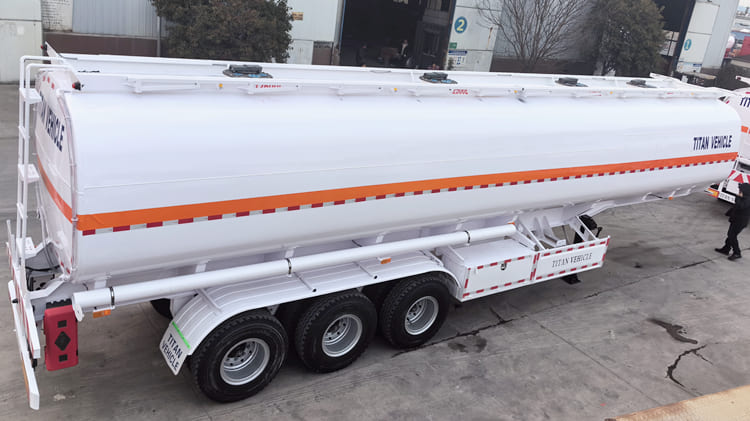 Tri Axle Fuel Tanker Trailer for Sale in Tanzania 