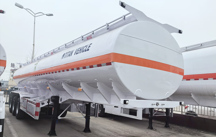 Tri Axle Fuel Tanker Trailer for Sale in Tanzania 