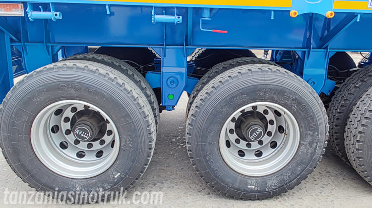 New 4 Axle Fence Cargo Semi Trailers for Sale in Tanzania Dar es Salaam