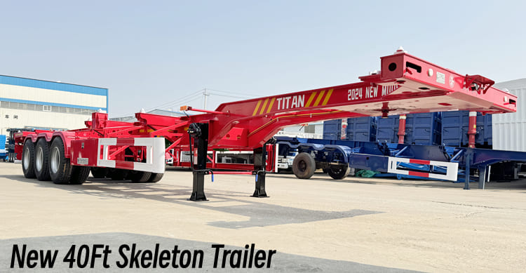 New 40Ft Skeleton Trailer for Sale in Dar es Salaam 