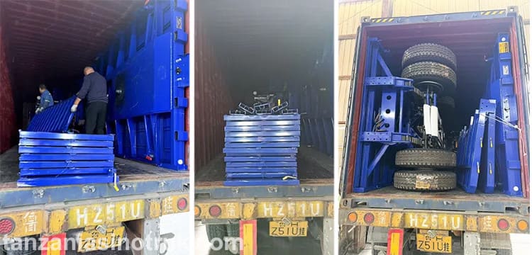 Tri Axle Dropside Trailer for Sale in Tanzania