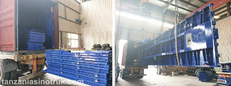 Tri Axle Dropside Trailer for Sale in Tanzania