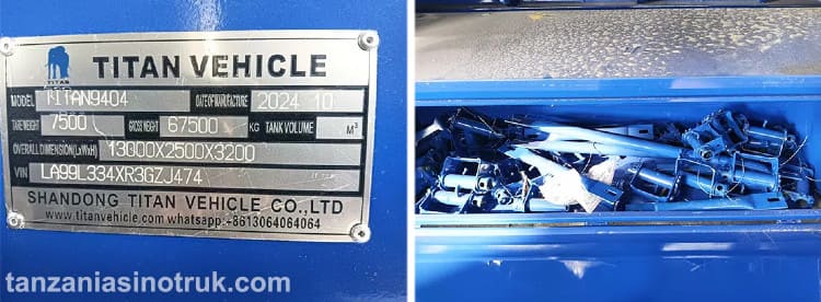 Tri Axle Dropside Trailer for Sale in Tanzania