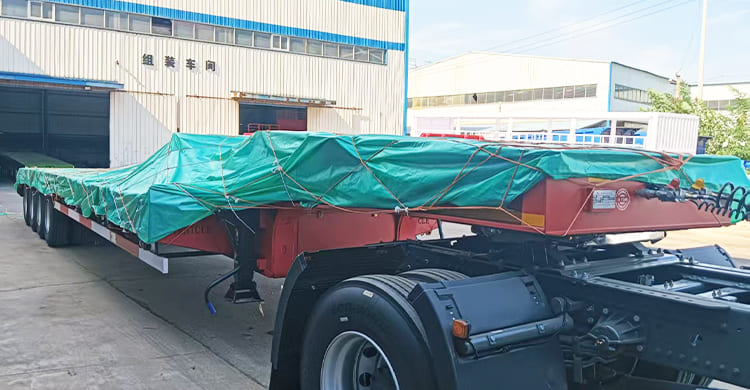 4 Axle Semi Low Loader Trailer for Sale in Tanzania