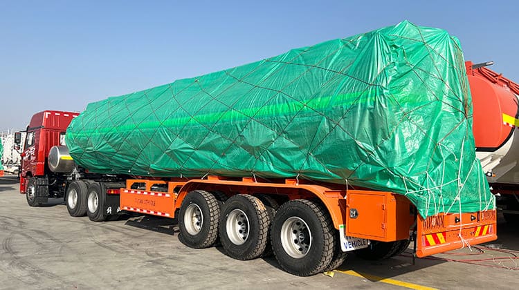 Tri Axle Stainless Steel Tanker Trailers for Sale in Tanzania