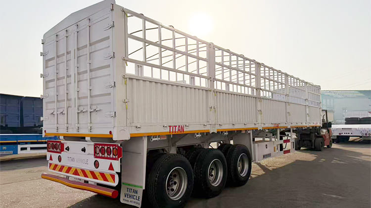 60 Ton Fence Cargo Semi Trailer for Sale in Tanzania