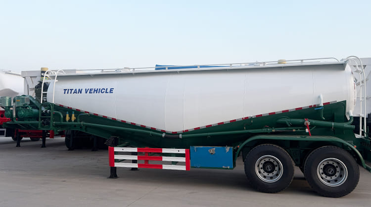25 CBM Bulk Cement Tanker Trailer for Sale in Tanzania
