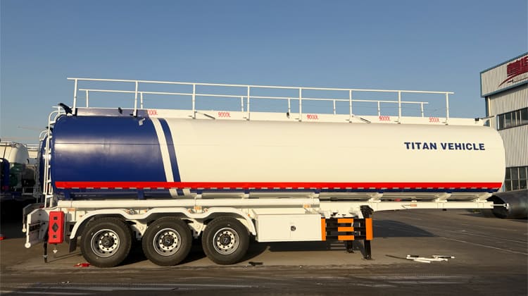 45000 Liters Oil Tanker Semi Trailer for Sale in Tanzania