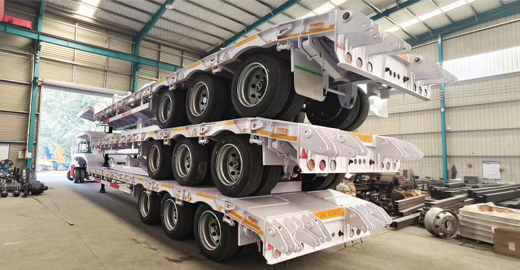 3 Axle Low Bed Trailer Price for Sale in Tanzania