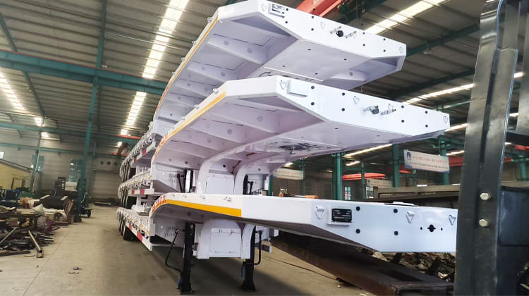 3 Axle Low Bed Trailer Price for Sale in Tanzania