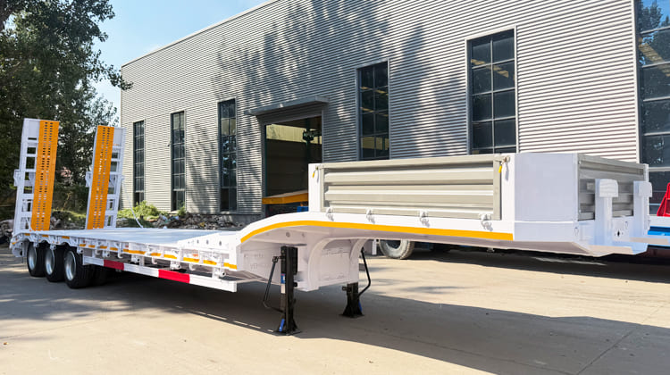 3 Axle Low Bed Trailer Price for Sale in Tanzania