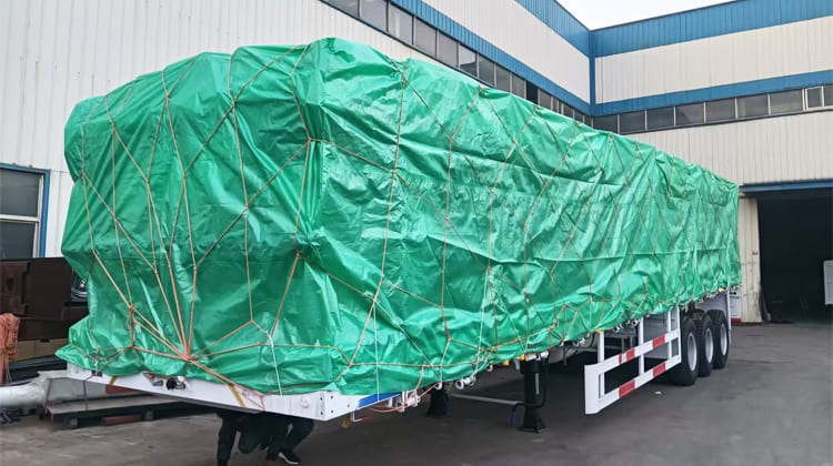 3 Axle Livestock Fence Cargo Trailer for Sale in Tanzania