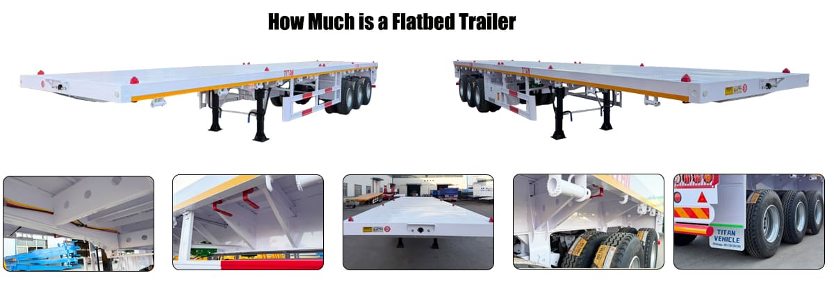 How Much is a Flatbed Trailer Prices for Sale Near Me in Tanzania
