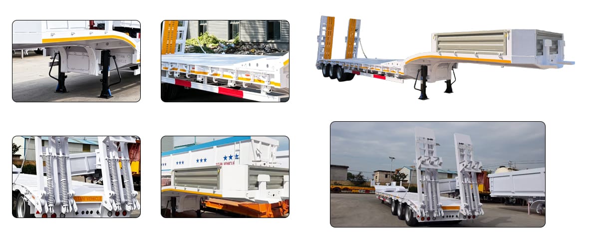 Low Bed Semi Trailer Price for Sale Tanzania