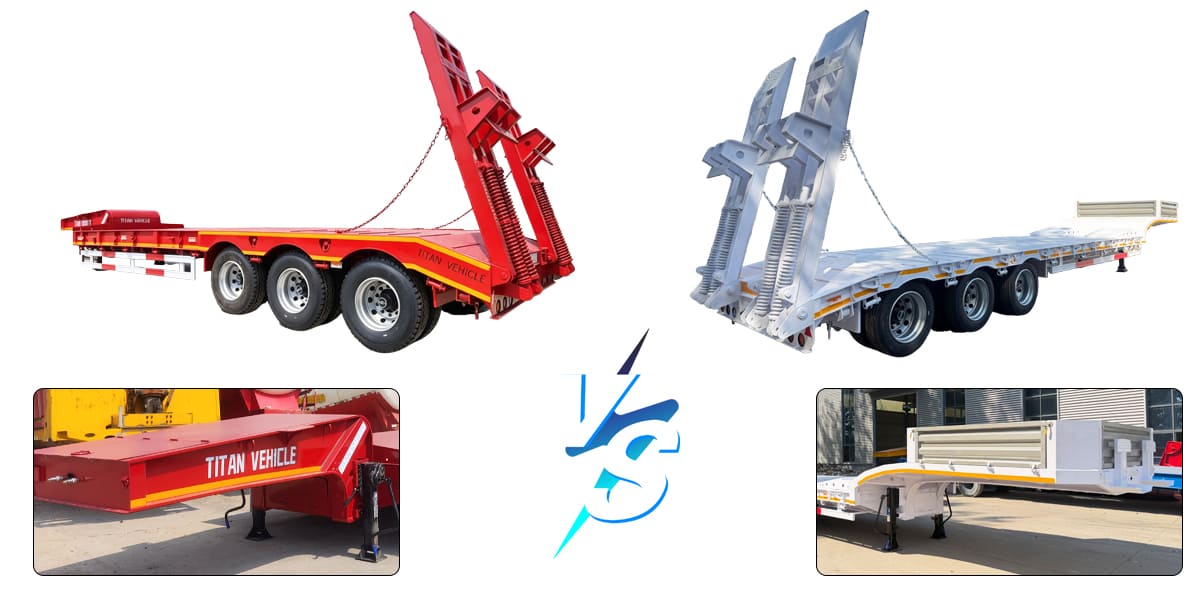 Low Bed Semi Trailer Price for Sale Tanzania