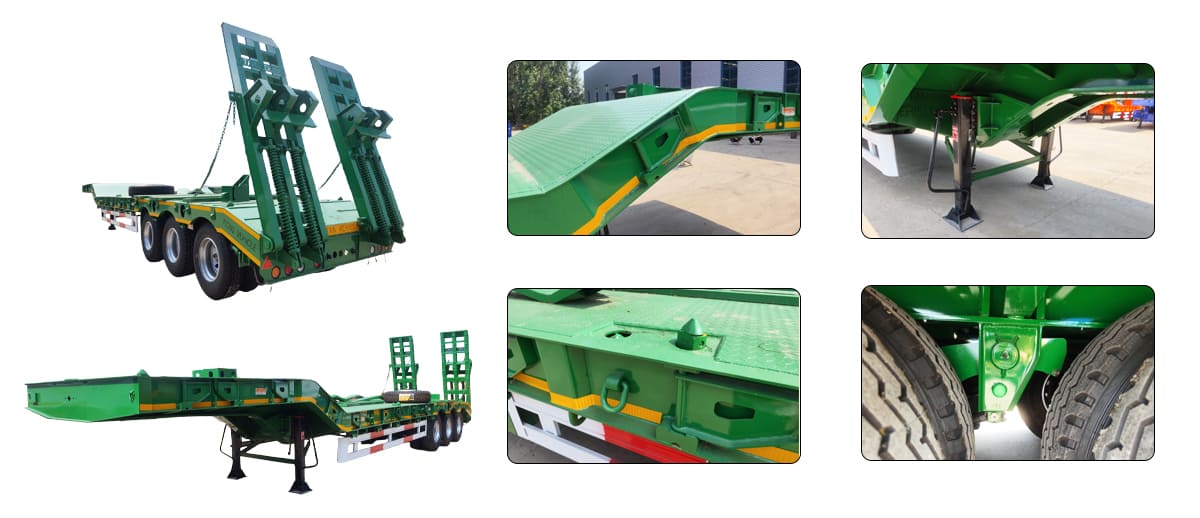Low Bed Semi Trailer Price for Sale Tanzania