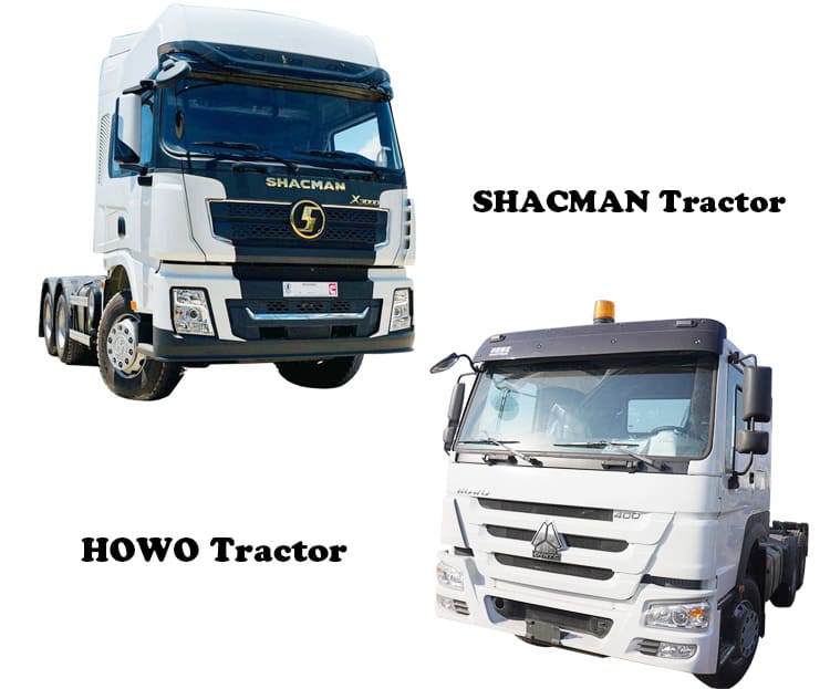 shacman and howo tractor truck for sale in tanzania