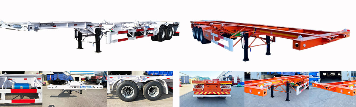 Container Skeletal Trailer | Skeletal Semi Trailer for Sale in Tanzania