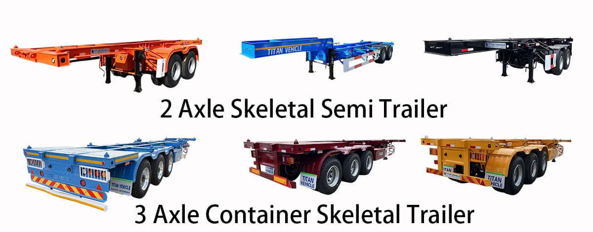 Container Skeletal Trailer | Skeletal Semi Trailer for Sale in Tanzania