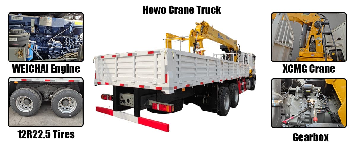 Howo Crane Truck | Howo Boom Truck in Tanzania