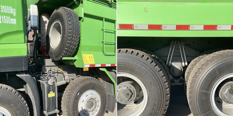 Sinotruk D7W 400 U-shape Howo 8x4 Dump Truck for Sale in Guinea Conakry