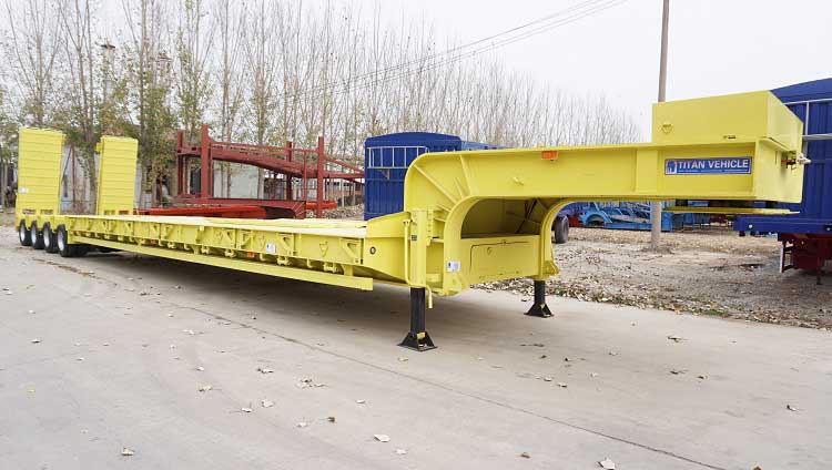 150 Ton Low Bed Trailer Price for Heavy Transport in Guinea Kankan