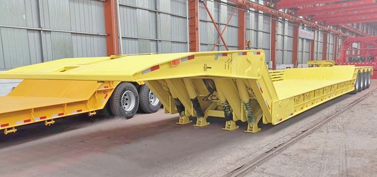 Prices of 4 Axle Folding Gooseneck Lowboy Trailers for Sale in Ghana