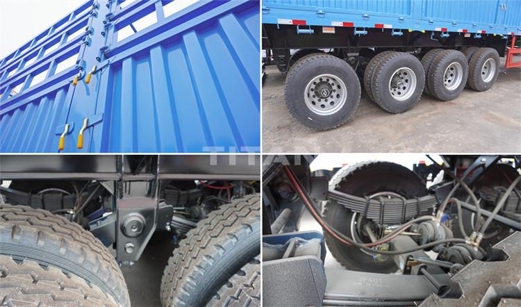 4 Axle Animal Transport Livestock Trailer for Sale in Guinea Conakry