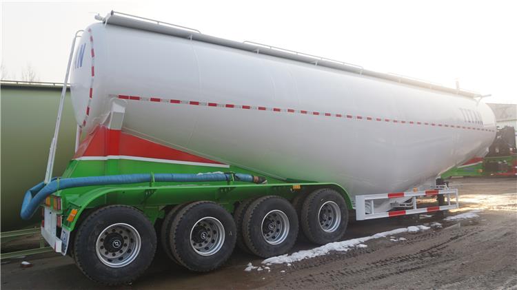 4 Axle 50CBM Dry Bulk Tanker Trailer for Sale In Guinea Labe