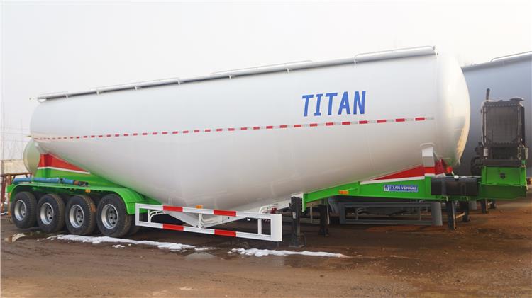 4 Axle 50CBM Dry Bulk Tanker Trailer for Sale In Guinea Labe