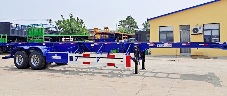 40Ft Skeleton Trailers for Sale | 2 Axle Skeleton Semi Trailer Price in Tanzania