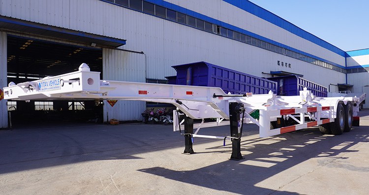 2 Axle 40Ft Intermodal Container Chassis for Sale in Tanzania Dar Es Salaam