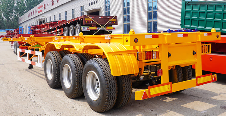 3 Axle Container Chaasis Trailer | 40Ft Truck Contianer Chassis for Sale in Tanzania