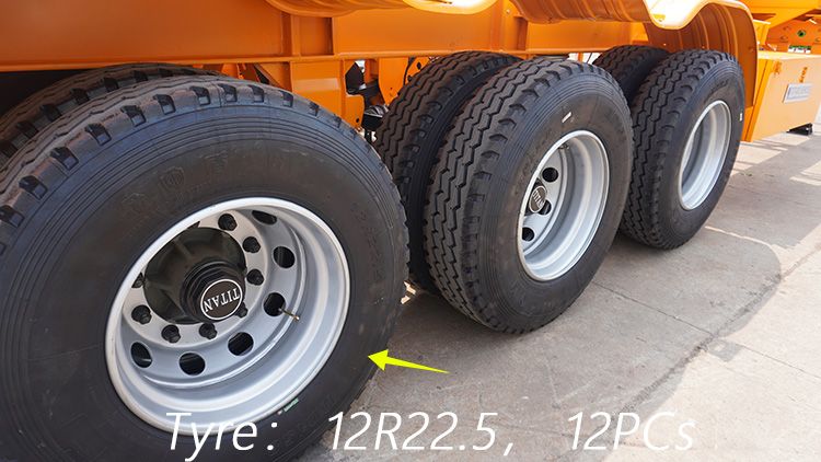 3 Axle Container Chaasis Trailer | 40Ft Truck Contianer Chassis for Sale in Tanzania