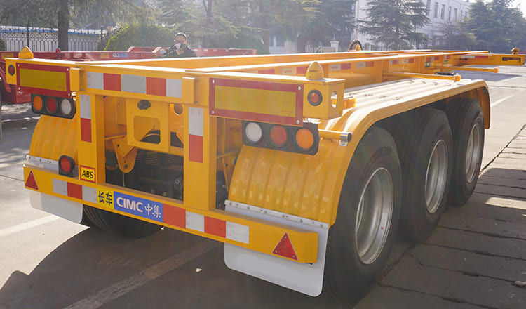 CIMC 20 Ft Skeleton Trailer for Sale | CIMC Trailer Manufacturer in Tanzania