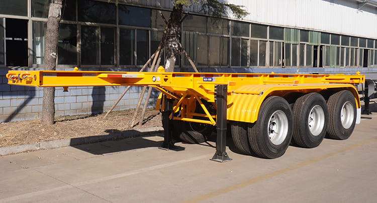 CIMC 20 Ft Skeleton Trailer for Sale | CIMC Trailer Manufacturer in Tanzania