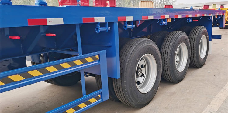 CIMC Semi Trailer | CIMC 40Ft 3 Axle Flatbed Semi Trailer for Sale in Tanzania