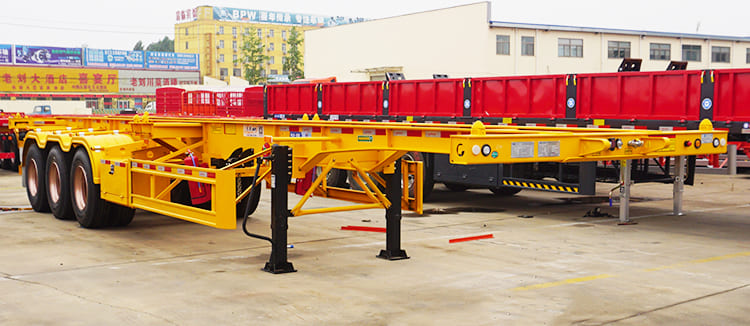 CIMC Container Chassis Trailer | CIMC 40 Foot Container Chassis for Sale in Tanzania 