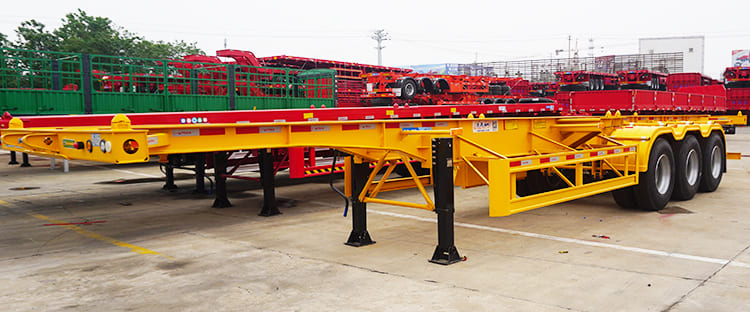 CIMC Container Chassis Trailer | CIMC 40 Foot Container Chassis for Sale in Tanzania 