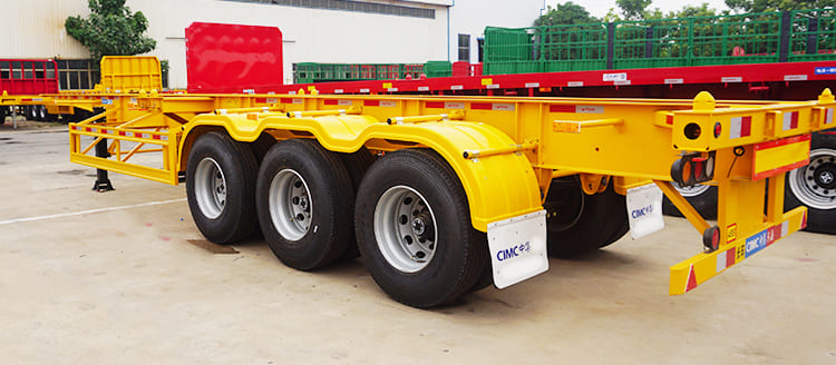 CIMC Container Chassis Trailer | CIMC 40 Foot Container Chassis for Sale in Tanzania 