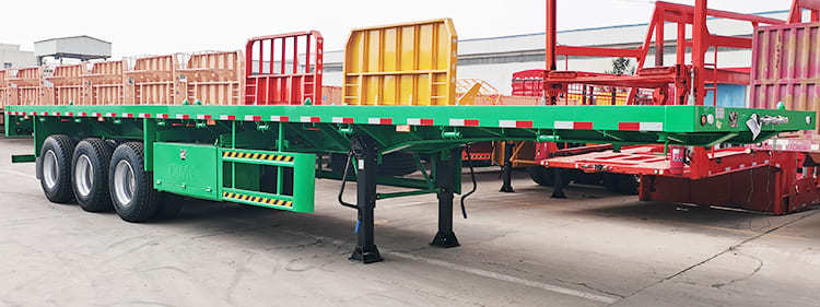 CIMC Trailers for Sale in Tanzania | CIMC 3 Axle 40 Ft Flatbed Trailer for Sale in Dar Es Salaam