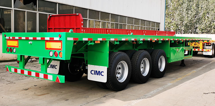 CIMC Trailers for Sale in Tanzania | CIMC 3 Axle 40 Ft Flatbed Trailer for Sale in Dar Es Salaam