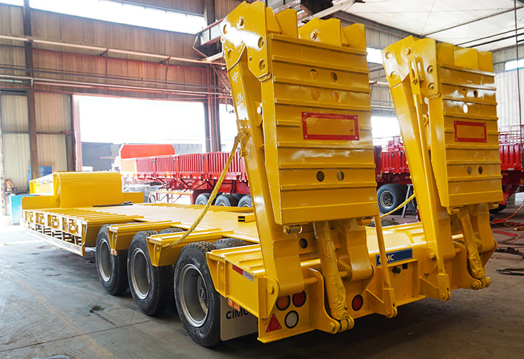 CIMC Trailer Dealer | CIMC 3 Axle Low Loader Trailer for Sale in Tanzania 