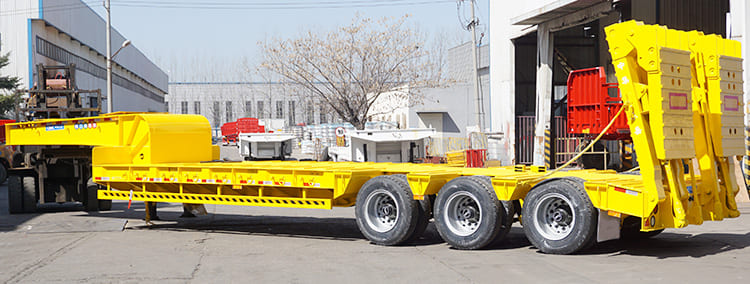 CIMC Trailer Dealer | CIMC 3 Axle Low Loader Trailer for Sale in Tanzania 