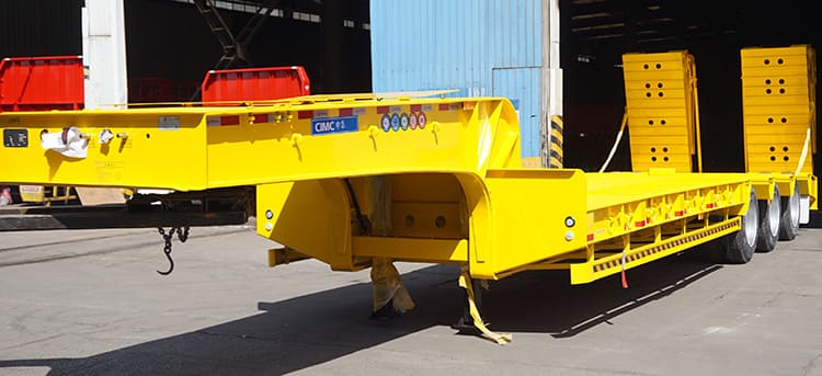CIMC Trailer Dealer | CIMC 3 Axle Low Loader Trailer for Sale in Tanzania 