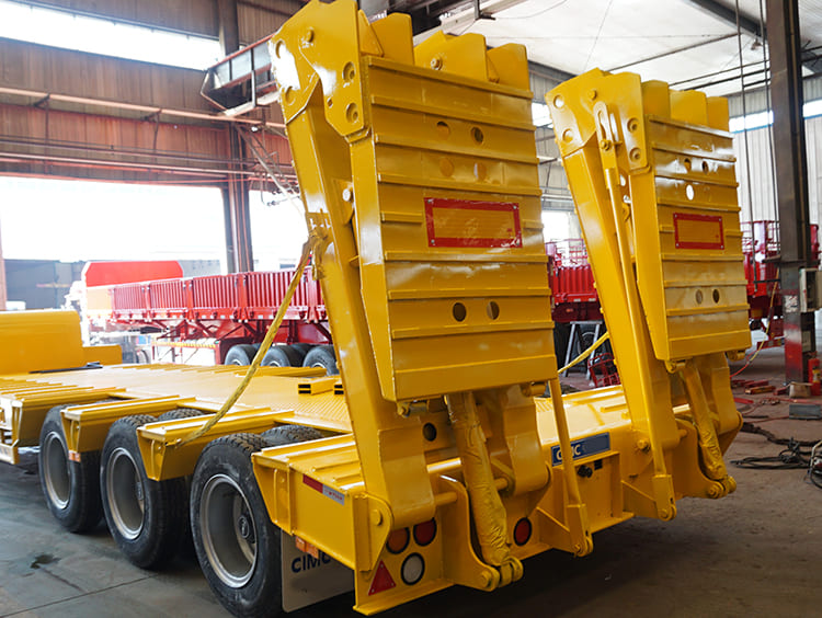 CIMC Trailer Dealer | CIMC 3 Axle Low Loader Trailer for Sale in Tanzania 
