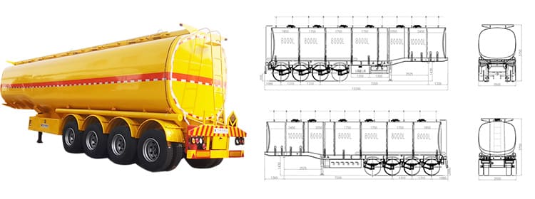 Simba Trailer Tanzania |  Simba Tankers | 50000 Liters Fuel Tanker Trailer for Sale in Dar Es Salaam